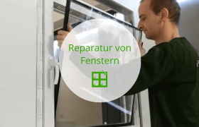 Wie man ein Kunststofffenster repariert