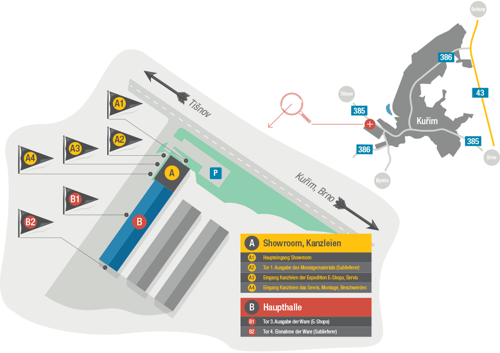 lageplan fenster sofort