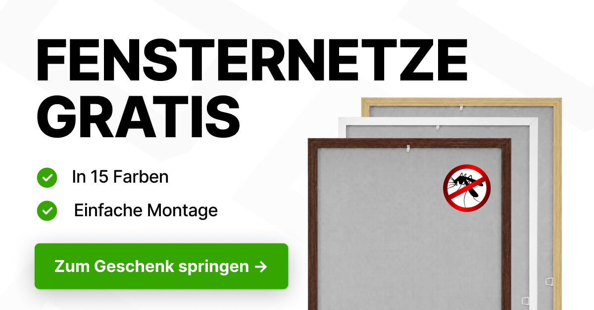 Insektenschutzgitter für Fenster GRATIS