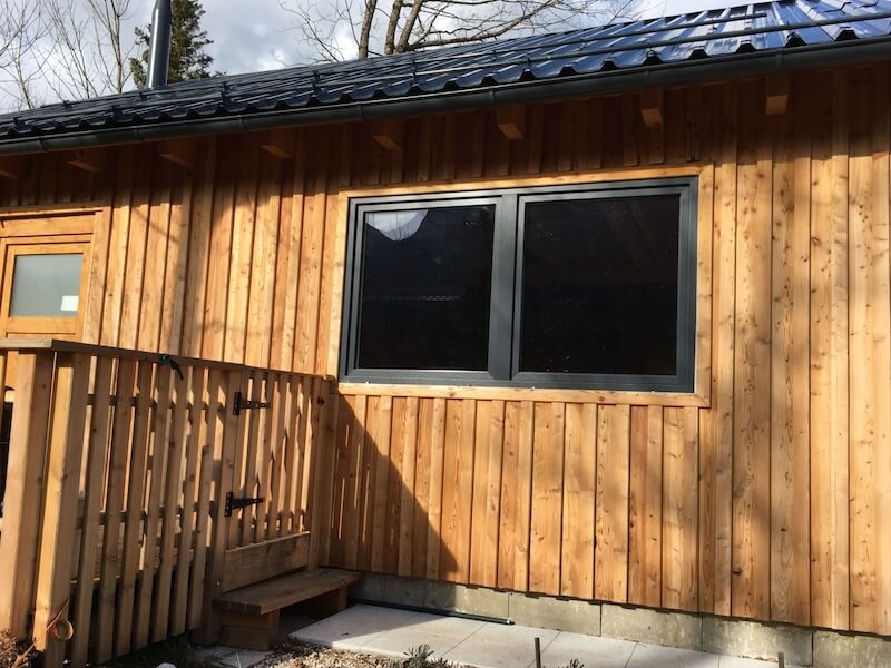 Kunststofffenster in Anthrazitfarbe – entspricht RAL 7016