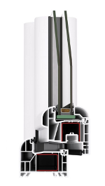 Profilsystem PREMIUM Round line in 3D-Ansicht