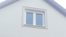 Detailaufnahme des ausgetauschten oberen Fensters.