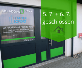 Am Mittwoch 5. 7. und am Donnerstag 6. 7. 2023 – geschlossen