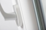 1-flügeliges Dreh-Kipp-Kunststofffenster REHAU Smartline+, links 800 x 1000