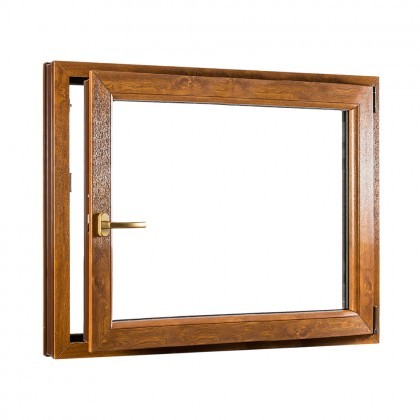 1-flügeliges Dreh-Kipp-Kunststofffenster PREMIUM, rechts 1100 x 1000