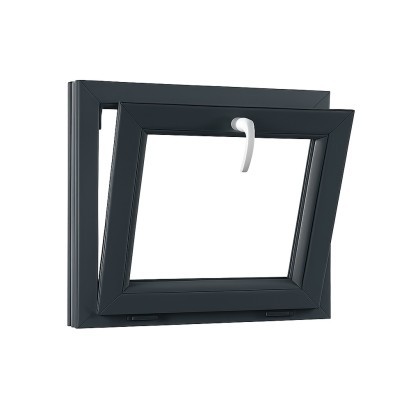 1-flügeliges Kunststoff-Kellerfenster 700x440 mm, weiß, Isolierdoppelglas, Kipp, OLIMPIA 60 AD